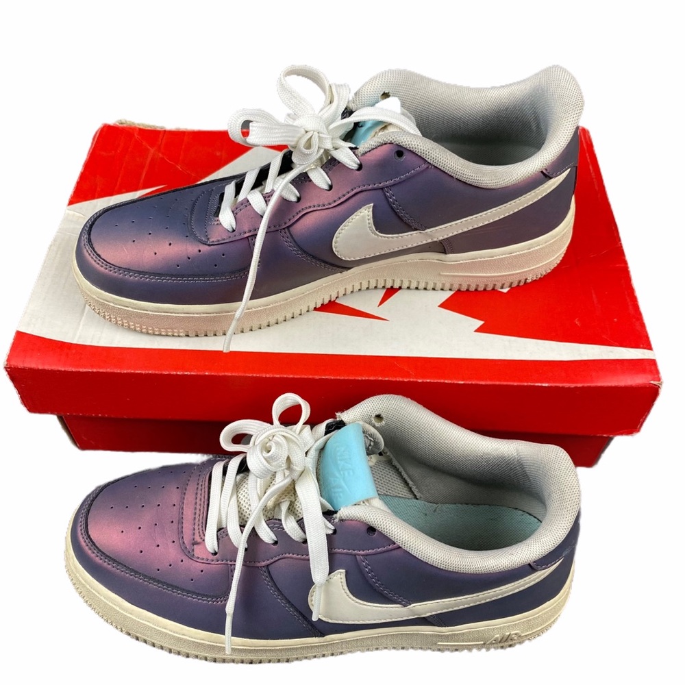 Nike Purple and Blue Women's Sneakers